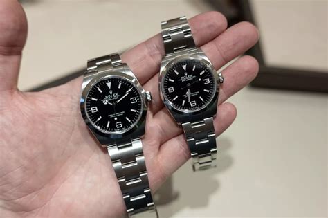 explorer rolex 40|rolex explorer 36mm vs 40mm.